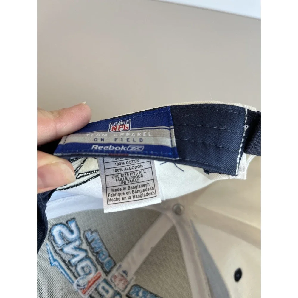 Indianapolis Colts 2007 NFL SUPER BOWL XLI Champions Locker Room Hat Strapback - Picture 8 of 10